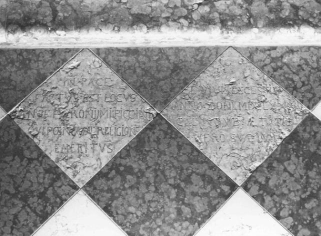 lapide tombale - ambito veneto (sec. XVII)