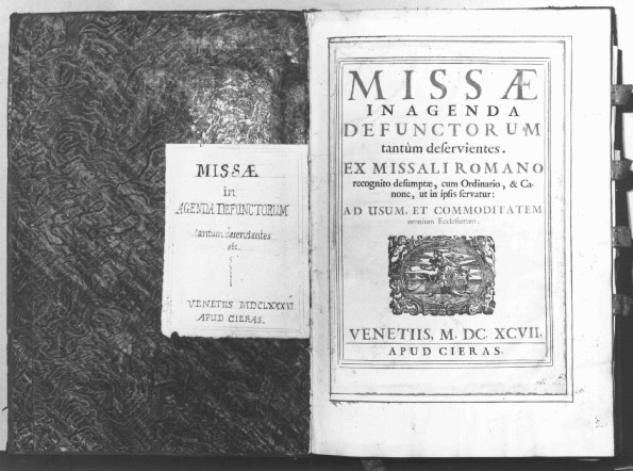 coperta di libro liturgico - ambito veneziano (sec. XVII)