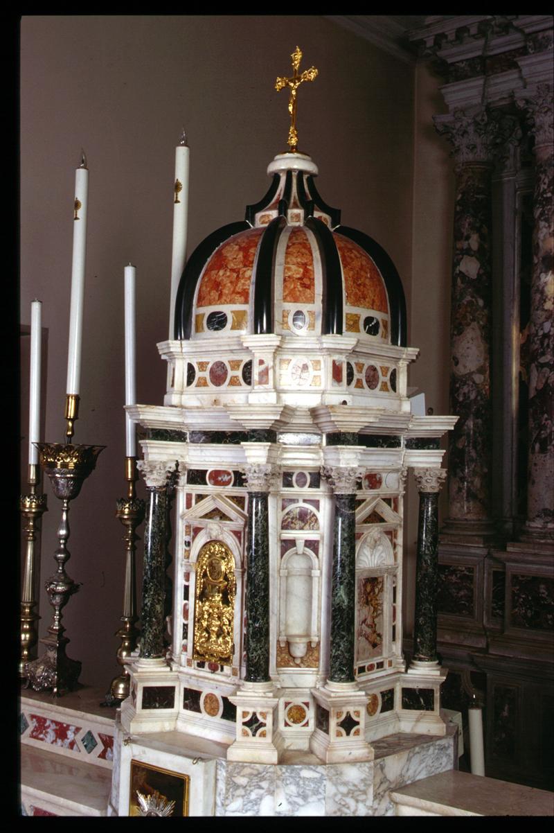 tabernacolo - a tempietto, elemento d'insieme - manifattura veneta (sec. XVII)