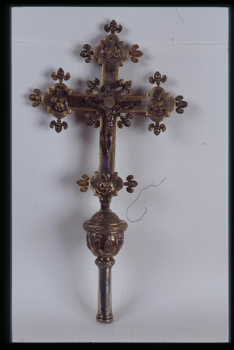 croce processionale - manifattura veneta (metà sec. XVIII)