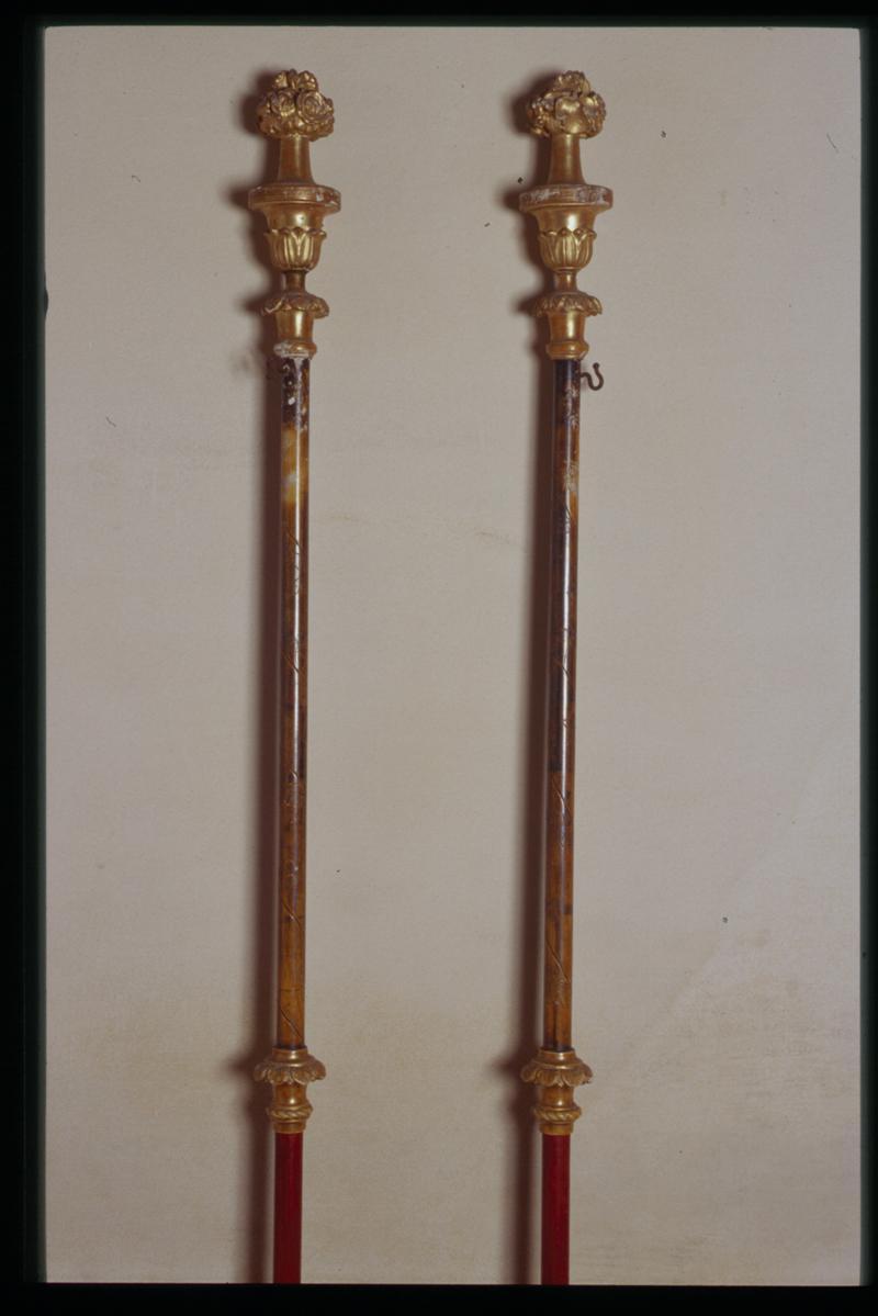 asta di baldacchino processionale - manifattura veneta (seconda metà sec. XIX)