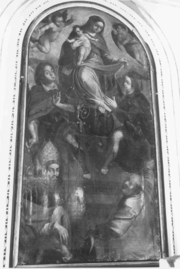 Madonna con Bambino e santi (dipinto) - ambito veneto (sec. XVII)