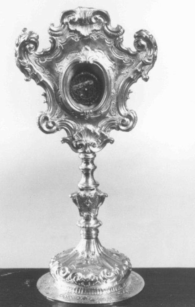 reliquiario - a ostensorio - manifattura veneta (sec. XVIII)
