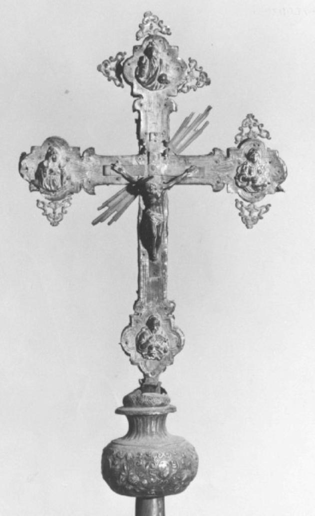 croce processionale - ambito veneto (prima metà sec. XV)