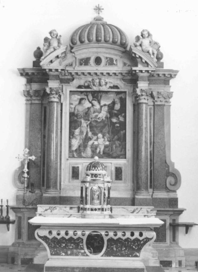 mensa d'altare, elemento d'insieme di Toresini Marco (sec. XVIII)