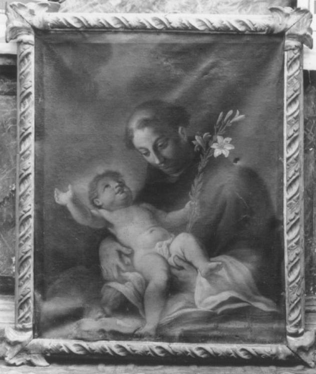 Sant'Antonio da Padova con Gesù Bambino (dipinto) - ambito veneto (sec. XVIII)