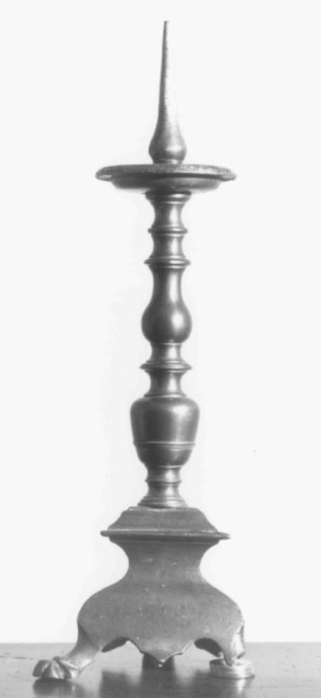 candeliere d'altare, serie - ambito veneto (sec. XVIII)