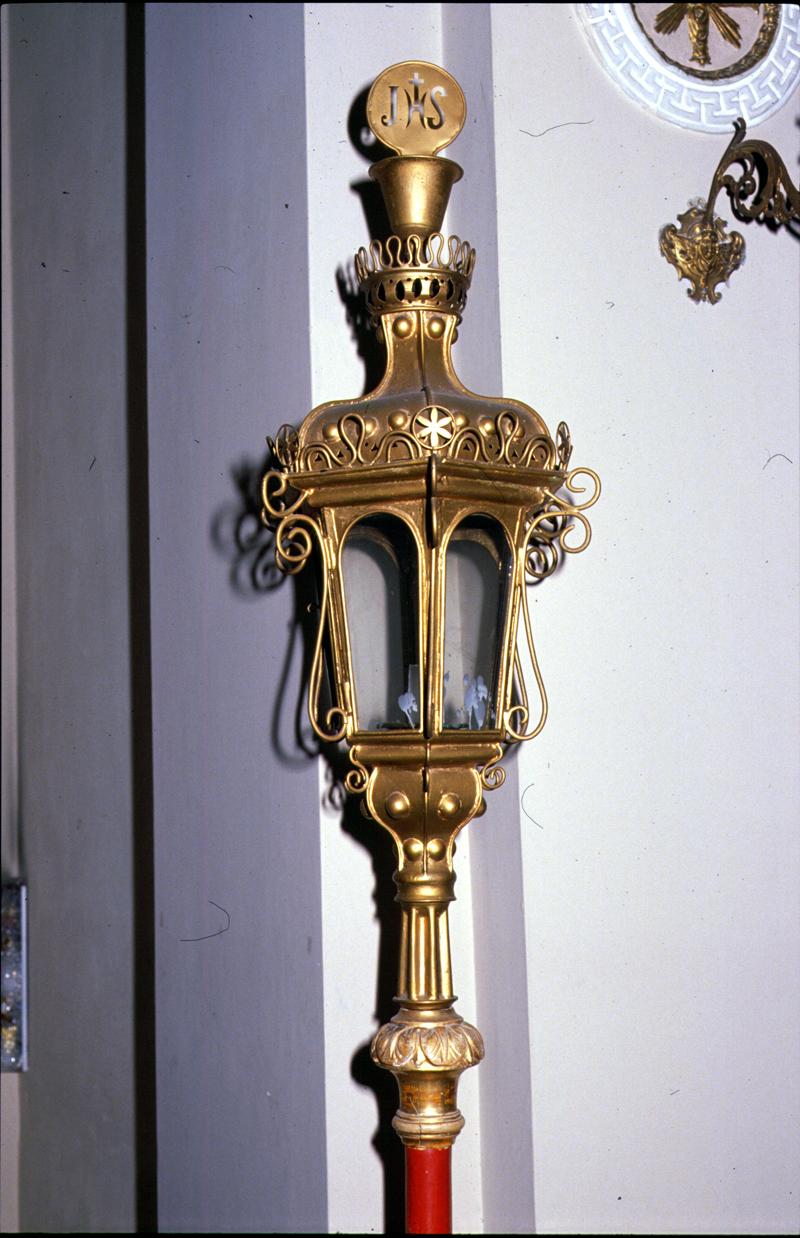 lanterna processionale - manifattura veneta (prima metà sec. XX)