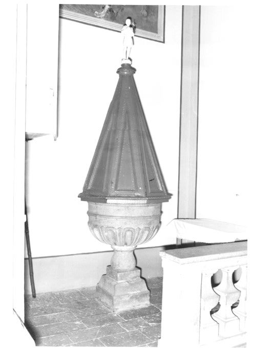 fonte battesimale - ambito veneto (sec. XVII)