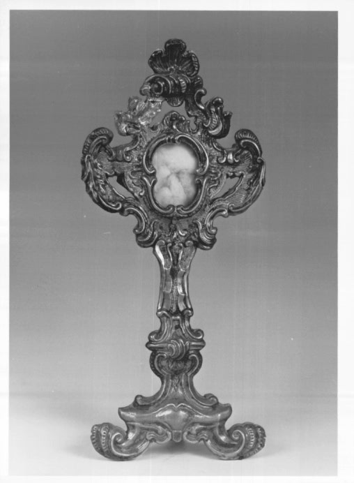 reliquiario - a ostensorio - ambito veneto (prima metà sec. XIX)