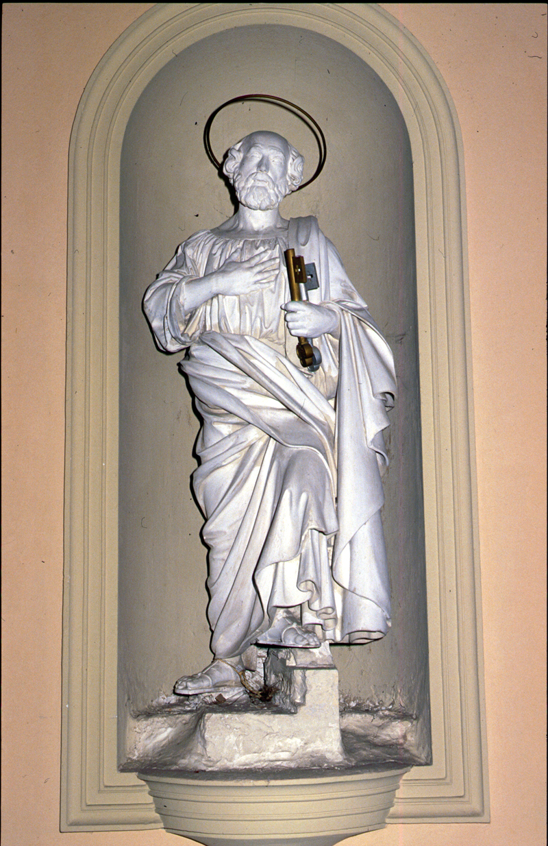 San Pietro (scultura) di Bianchi Antonio (attribuito) - ambito veneto (fine sec. XIX)