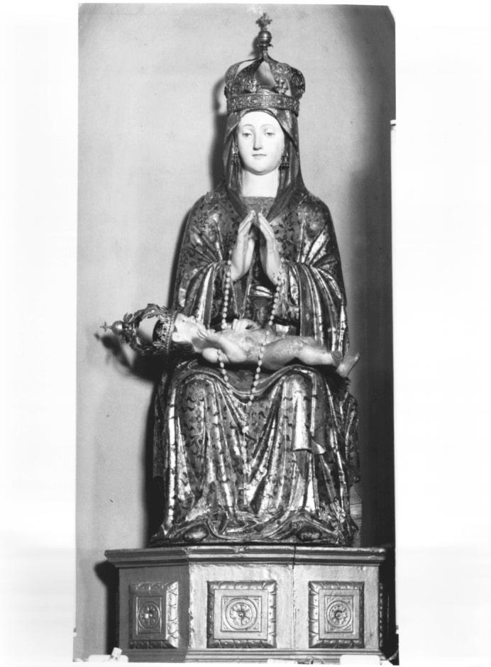 Madonna della seggiola con Bambino (statua) - ambito veneto (primo quarto sec. XVI)