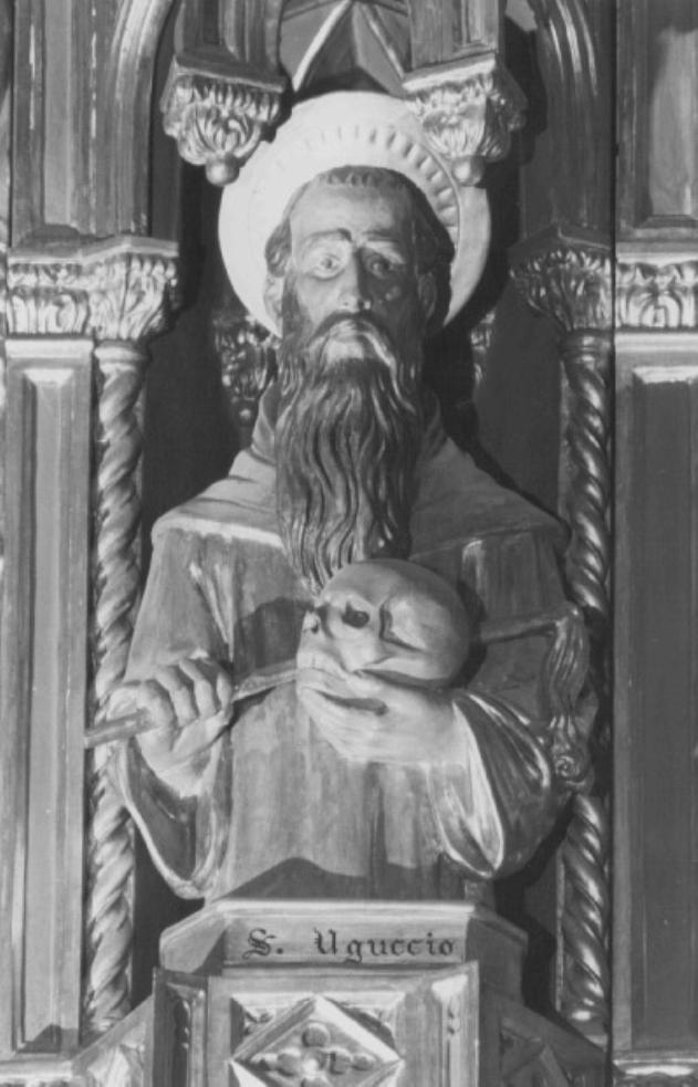 San Uguccione (scultura) di Dall'Acqua Luigi, Michieli Pietro (sec. XX)