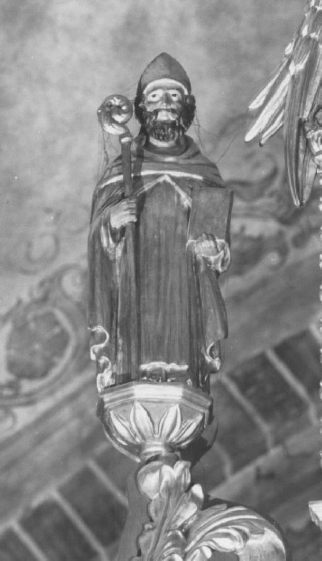 santo Vescovo (scultura) di Dall'Acqua Luigi, Michieli Pietro (sec. XX)