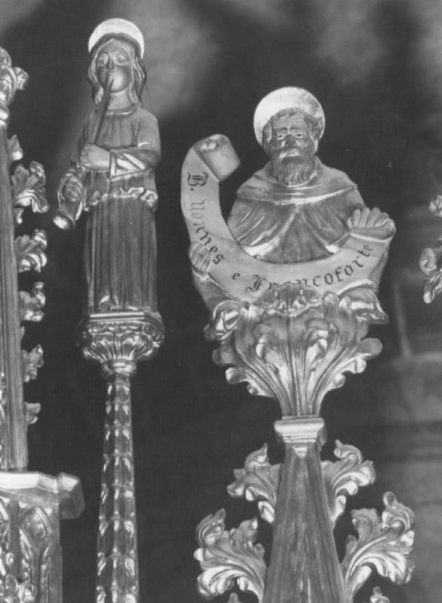 angelo musicante/ beato (scultura) di Dall'Acqua Luigi, Michieli Pietro (sec. XX)