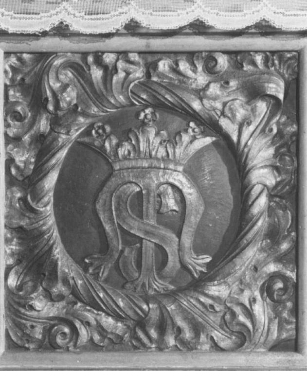 stemma dei Servi di Maria (rilievo) di Dall'Acqua Luigi, Michieli Pietro (sec. XX)
