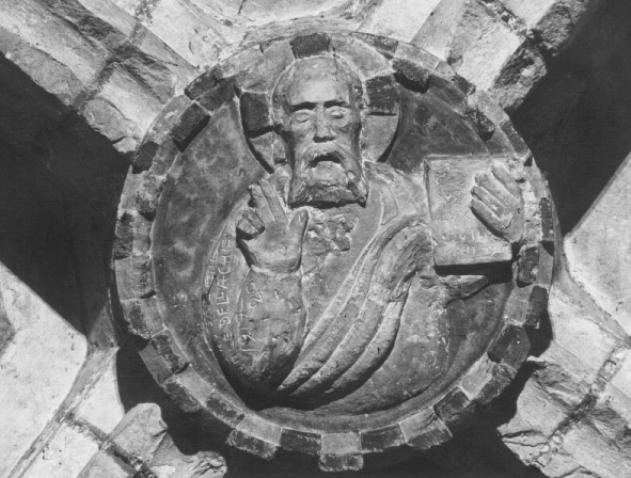 Cristo (chiave di volta) - ambito veneto (sec. XX)
