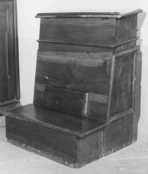 inginocchiatoio - bottega trevigiana (sec. XVII)
