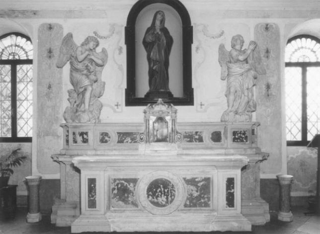 tabernacolo - a frontale architettonico - ambito veneto (secc. XVIII/ XIX)