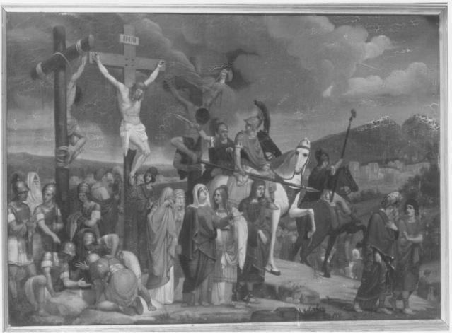 crocifissione (dipinto) di Demin Giovanni (sec. XIX)