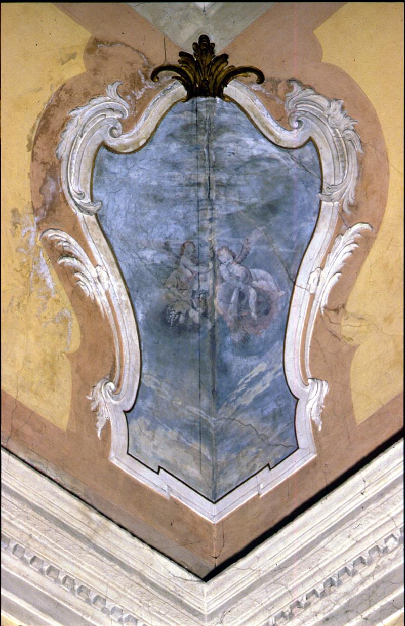 angioletti che giocano (dipinto, serie) di Dall'Oglio Bartolomeo (attribuito) - ambito veneto (fine sec. XVIII)