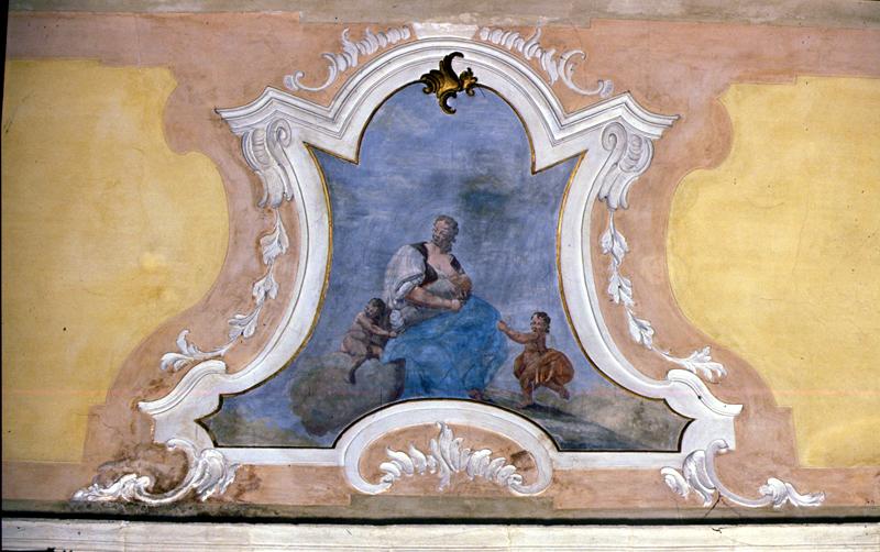 Carità (dipinto) di Dall'Oglio Egidio (attribuito) - ambito veneto (sec. XVIII)