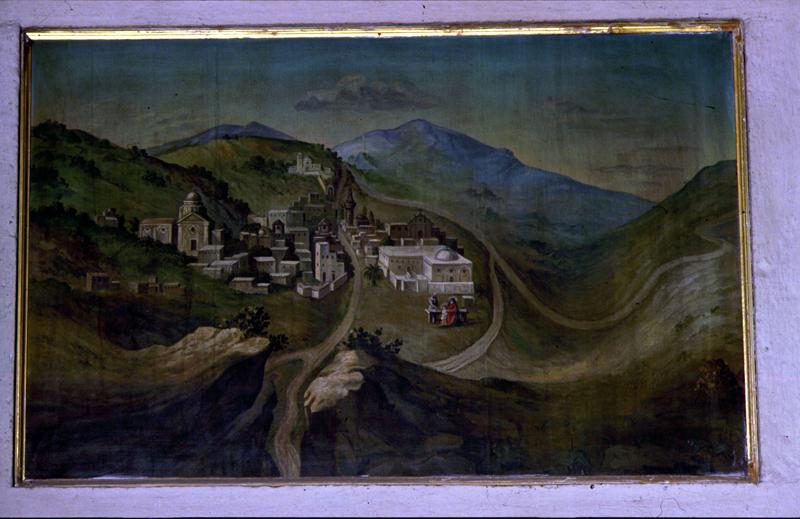 Nazareth (dipinto) di Toffolatti Emilio (attribuito) - ambito veneto (sec. XIX)