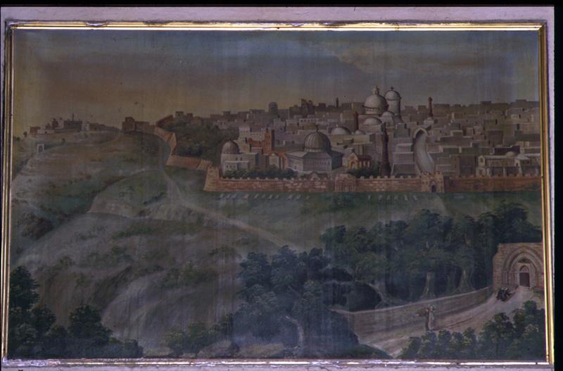Gerusalemme (dipinto) di Toffolatti Emilio (attribuito) - ambito veneto (sec. XIX)