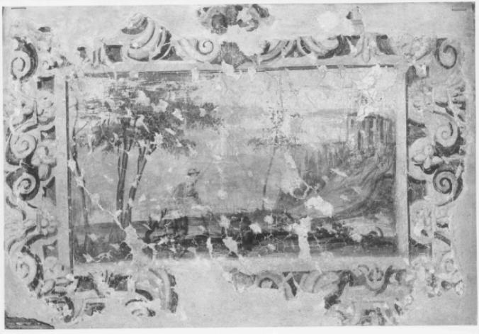 Paesaggio (dipinto, frammento) - ambito veneto (fine sec. XVIII)