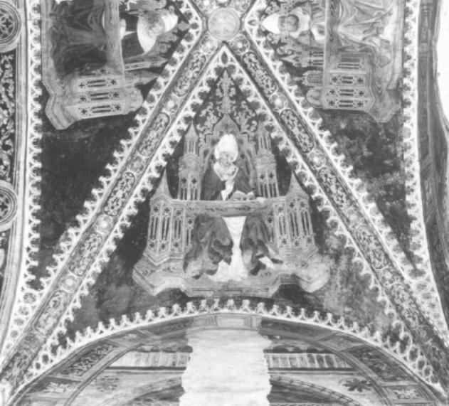 Sant'Agostino di Ippona (dipinto) di Maestro degli Innocenti (attribuito) - ambito veneziano (sec. XV)