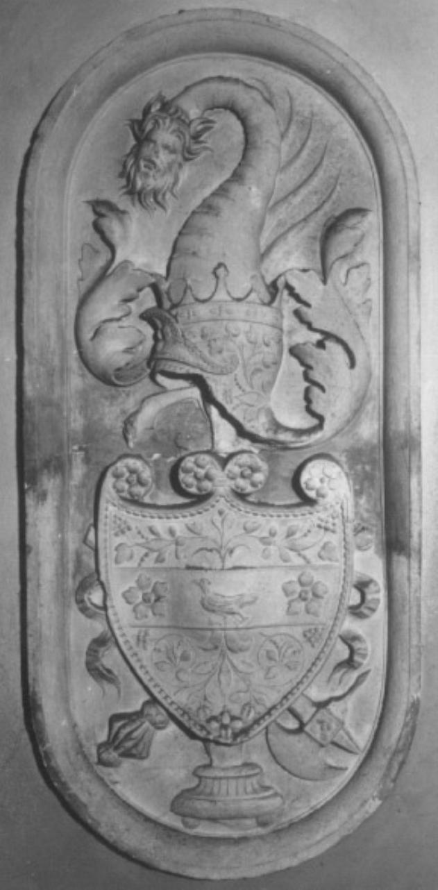 stemma gentilizio della famiglia Bettignoli Bressa (rilievo) di Lombardo Tullio (attribuito) (secc. XV/ XVI)
