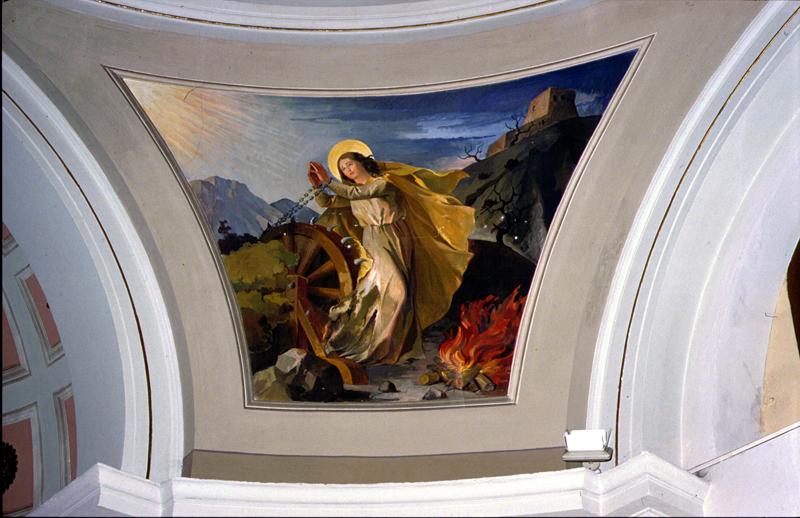 Santa Augusta (dipinto) di Modolo Giuseppe (attribuito) (prima metà sec. XX)