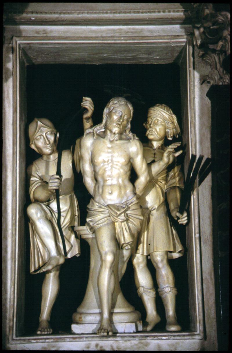 flagellazione di Cristo (scultura, elemento d'insieme) di Ghirlanduzzi Giambattista (attribuito) - ambito veneto (sec. XVII)