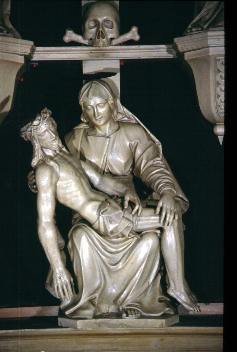 Pietà (scultura, elemento d'insieme) di Ghirlanduzzi Giambattista (attribuito) - ambito veneto (sec. XVII)