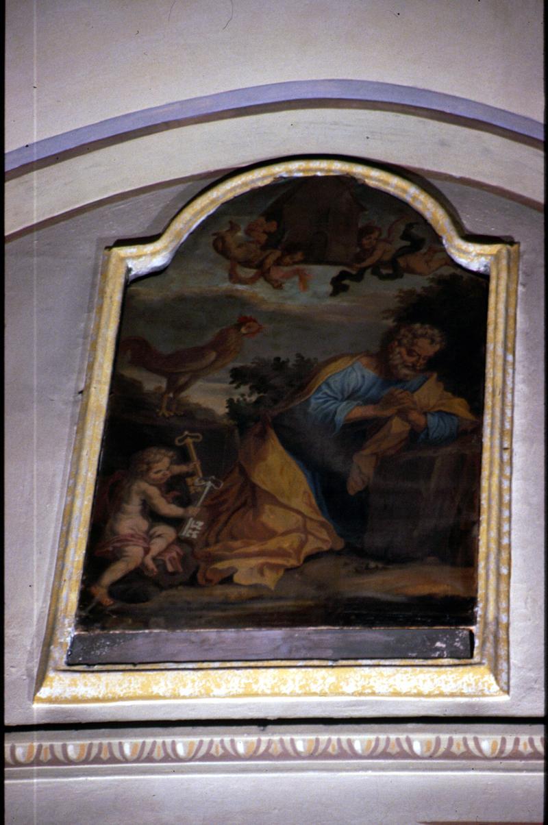 Sant'Anna e la Vergine Bambina (dipinto, elemento d'insieme) di Monforti Cristoforo (attribuito) - ambito veneto (sec. XVII)