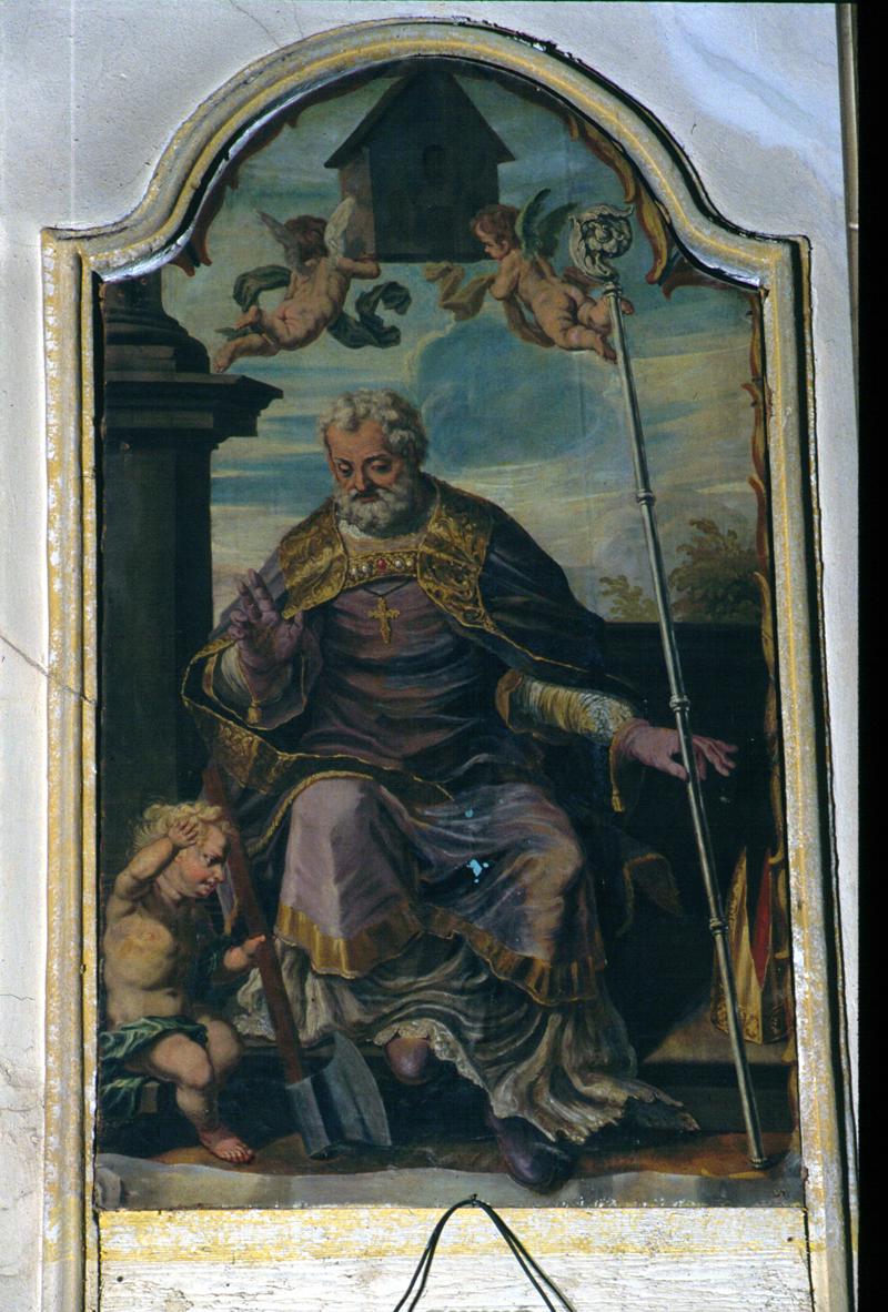 San Nicolo' (dipinto, elemento d'insieme) di Monforti Cristoforo (attribuito) - ambito veneto (sec. XVII)