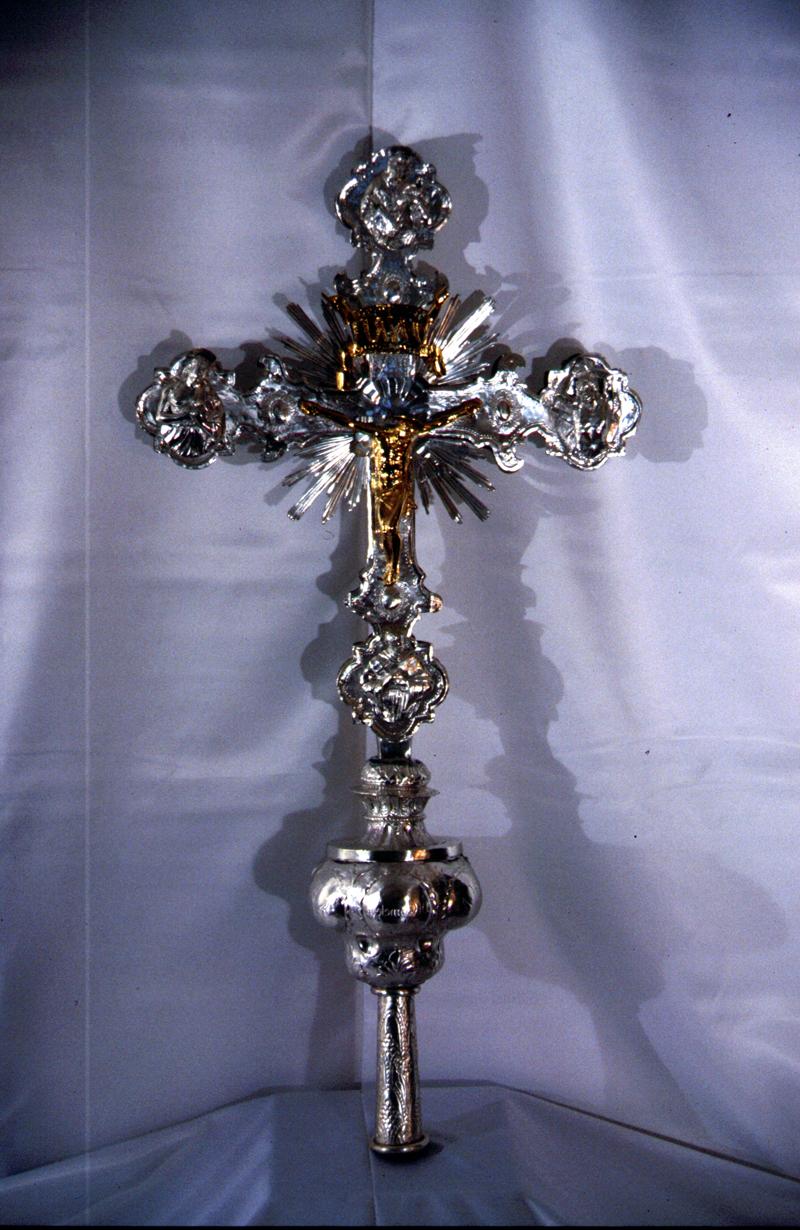 croce processionale - manifattura veneta (sec. XVIII)