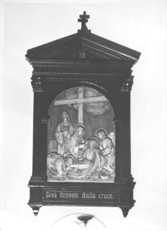 stazione XIII: Gesù deposto dalla croce (Via Crucis) - ambito veneto (sec. XX)