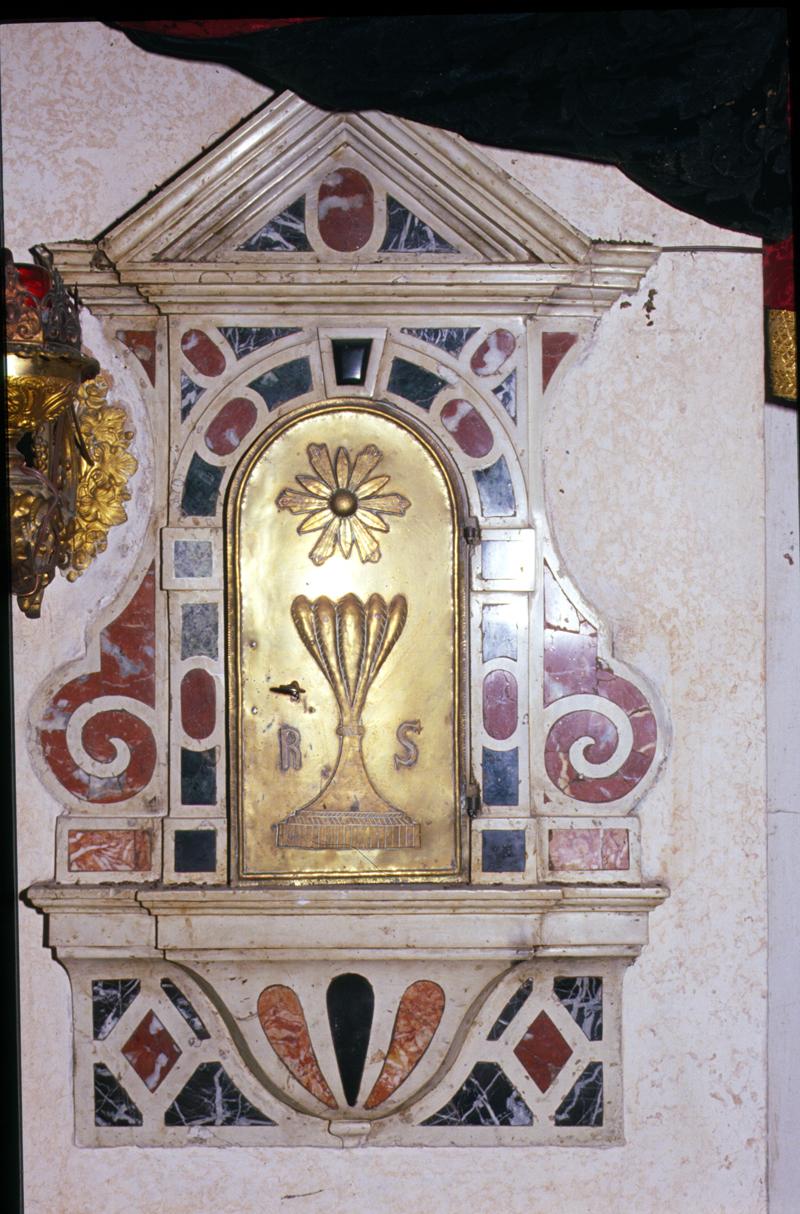 tabernacolo murale - bottega veneta (sec. XVII)