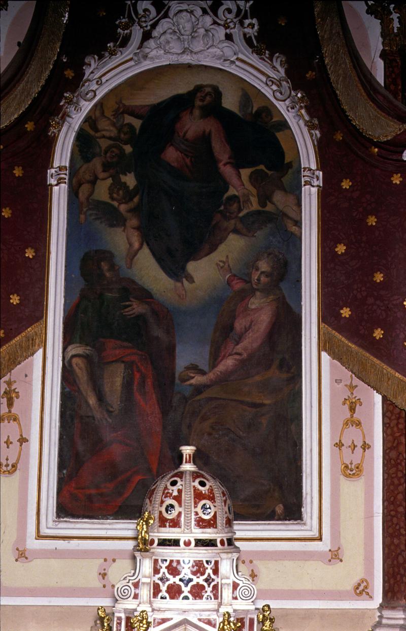 assunzione della Madonna (dipinto) di Negretti Jacopo detto Palma il Giovane - ambito veneto (fine sec. XVI)