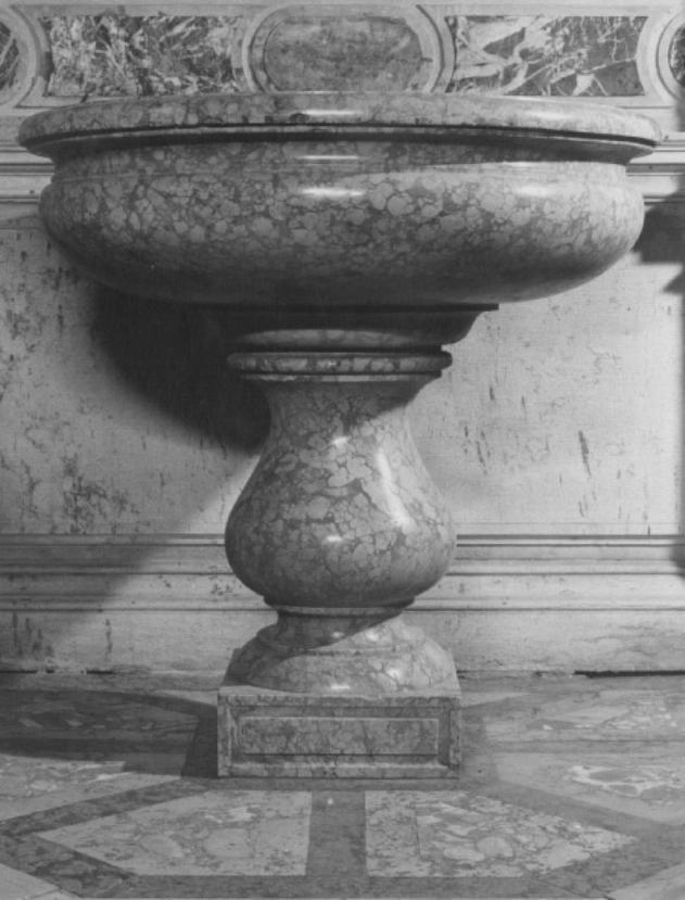fonte battesimale - ambito veneto (sec. XVI)