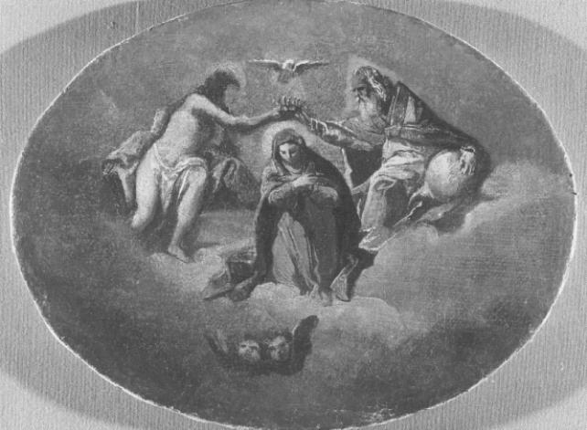 L'incoronazione della Madonna (dipinto) di Diziani Gaspare (attribuito) (sec. XVIII)