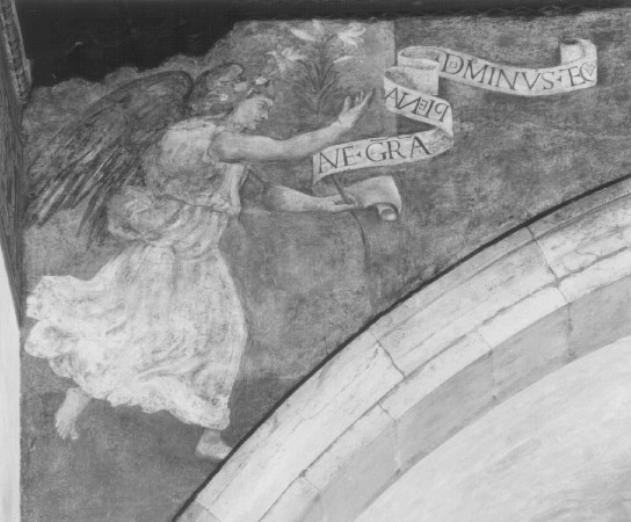 angelo annunciante (dipinto) di Amalteo Pomponio (attribuito) (seconda metà sec. XVI)