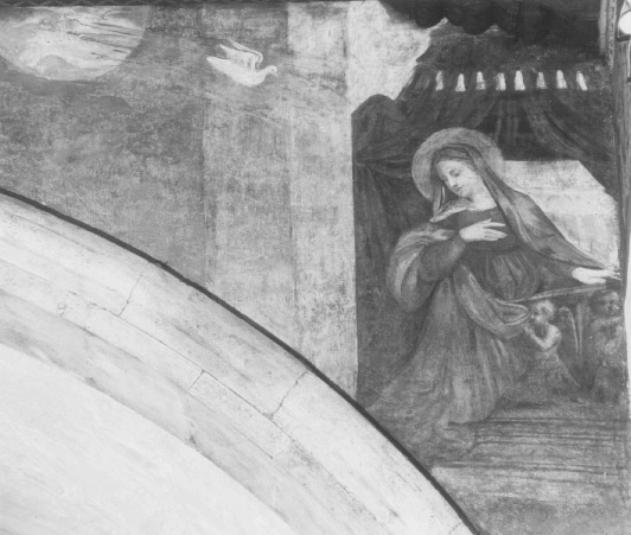 Madonna Annunciata (dipinto) di Amalteo Pomponio (attribuito) (seconda metà sec. XVI)