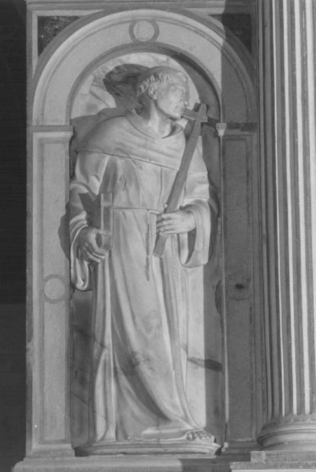 San Francesco d'Assisi (rilievo) di Tatti Jacopo Detto Sansovino (maniera) (sec. XVI)