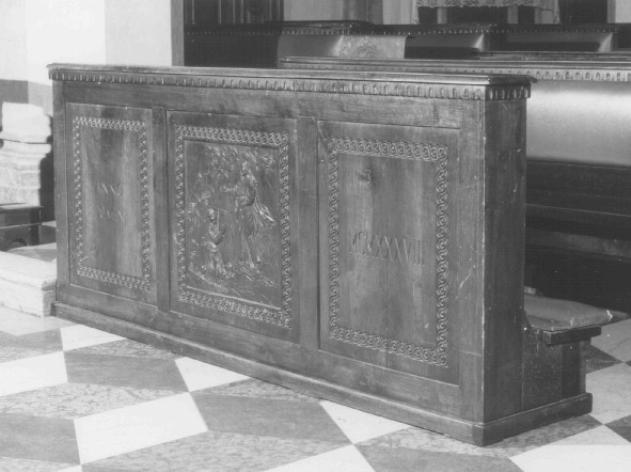 banco da chiesa - ambito veneto (sec. XX)