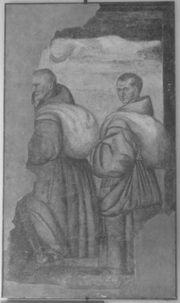 Frati questanti (dipinto, frammento) - ambito friulano (?) (sec. XVI)