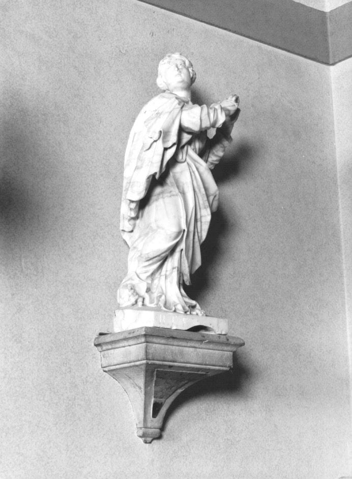 angelo reggicandelabro (scultura) di Trevisan B (attribuito) (seconda metà sec. XVII)