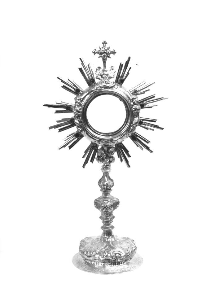 ostensorio - a raggiera - bottega veneta (fine sec. XVIII)
