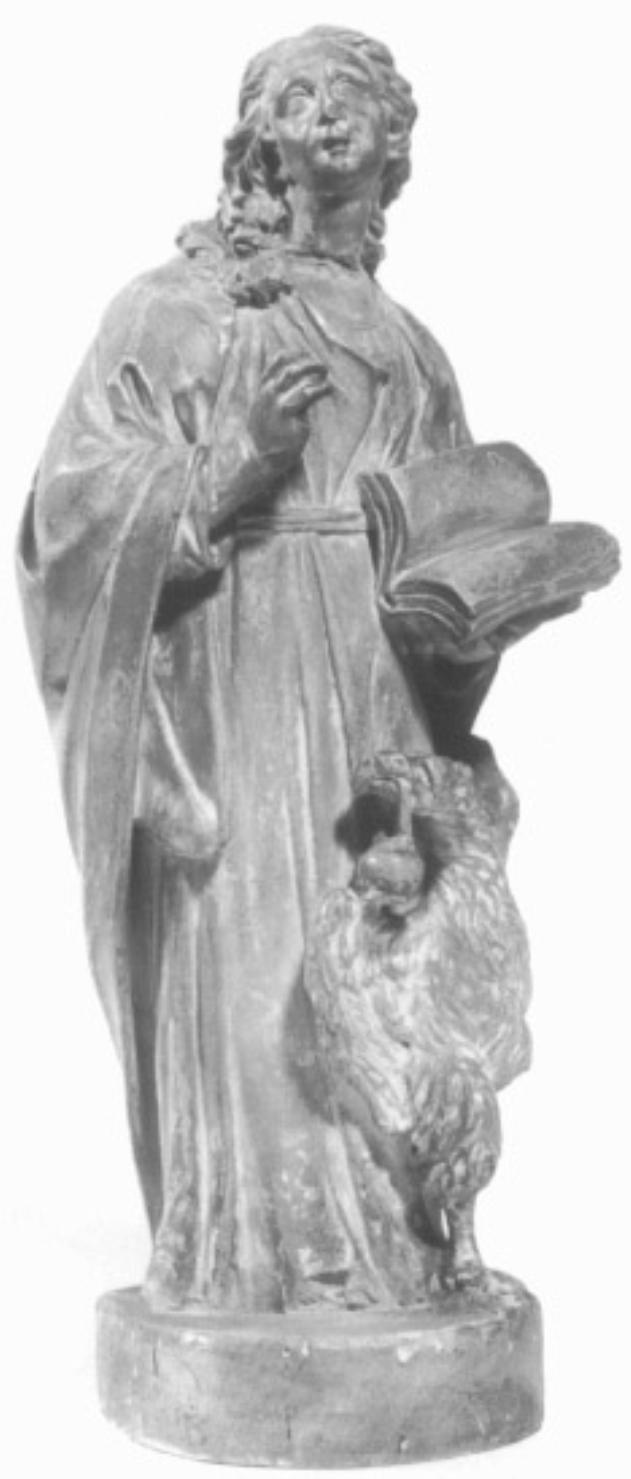 San Giovanni Evangelista (statuetta) - bottega veneta (secc. XVII/ XVIII)